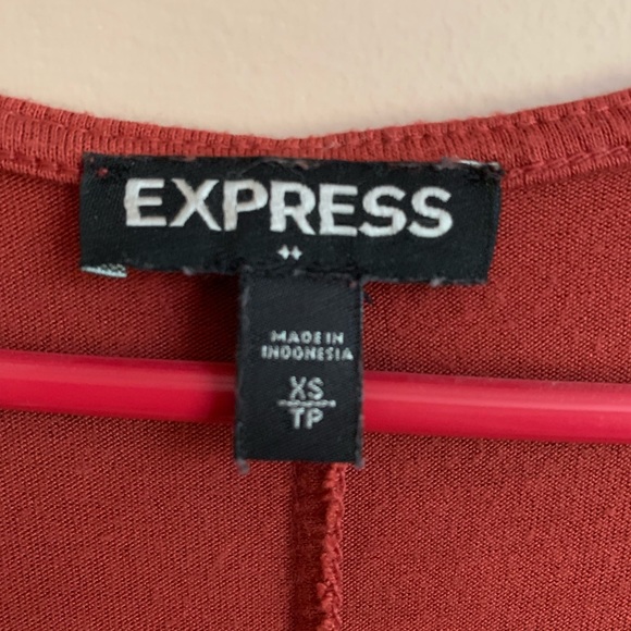 Long sleeve burnt orange dress - Picture 5 of 5